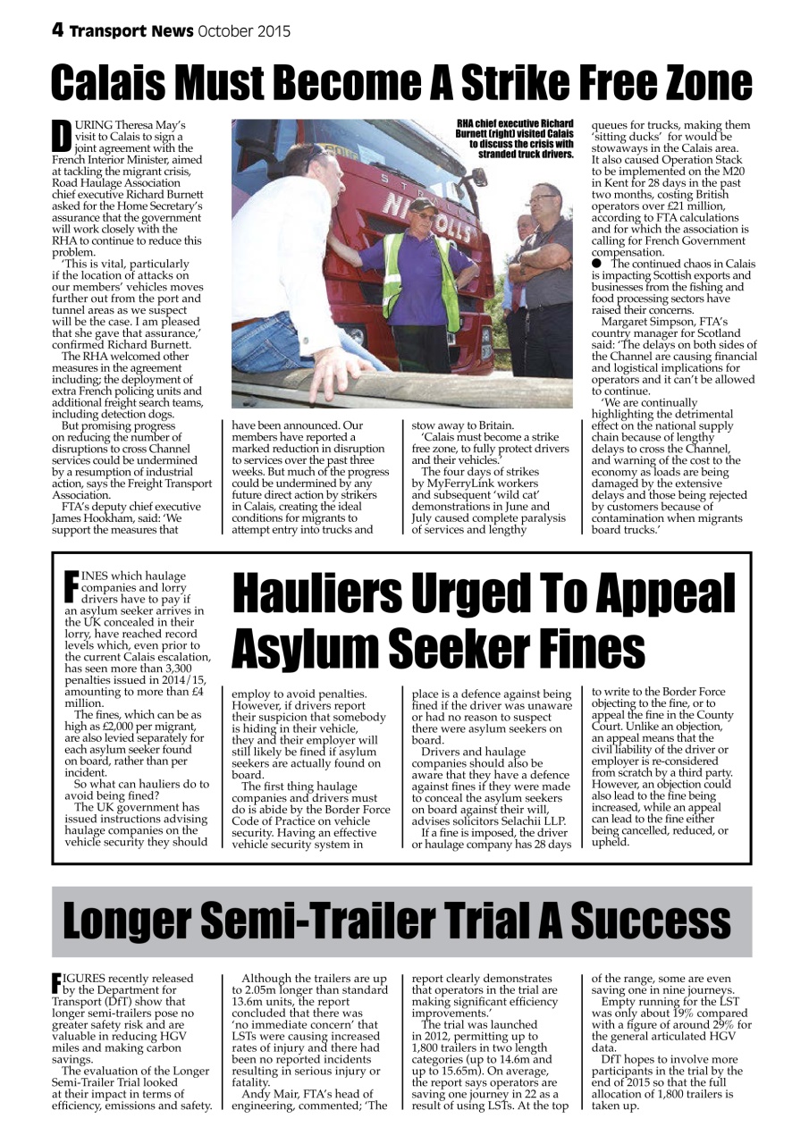 Transport News Preview Pages