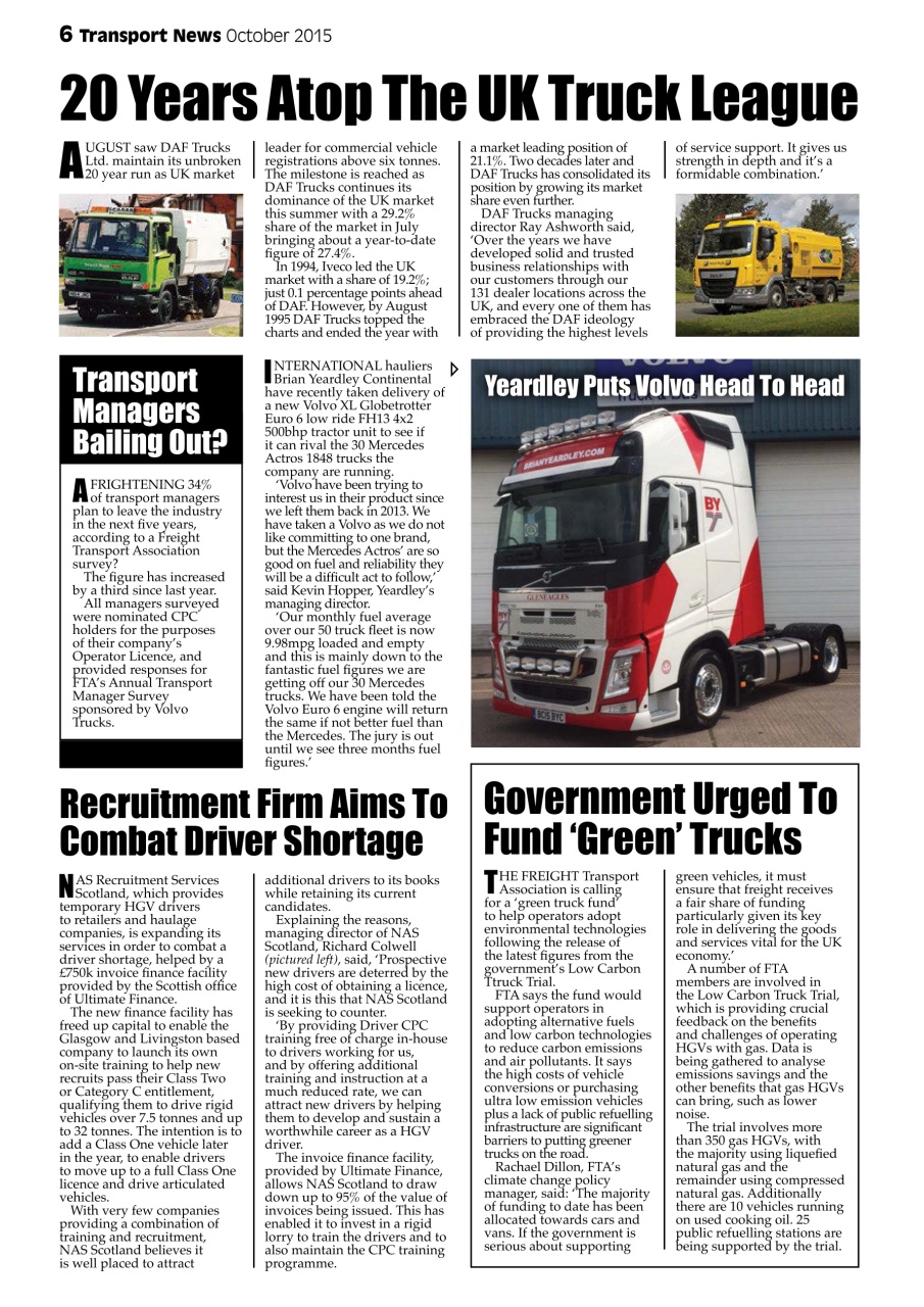 Transport News Preview Pages