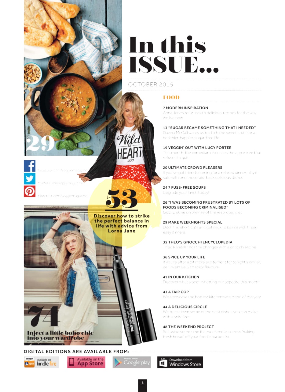 Veggie Magazine Preview Pages