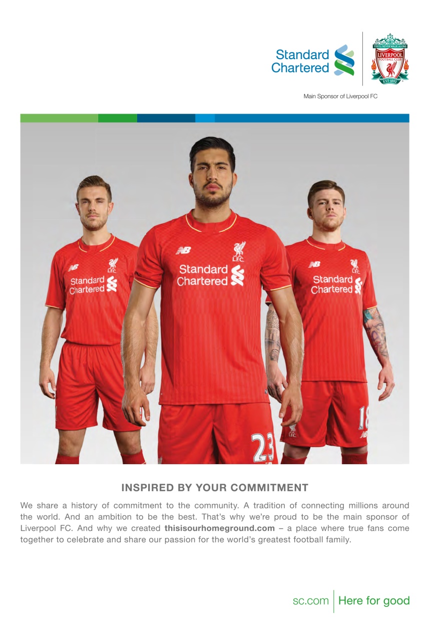 Liverpool FC Magazine Preview Pages