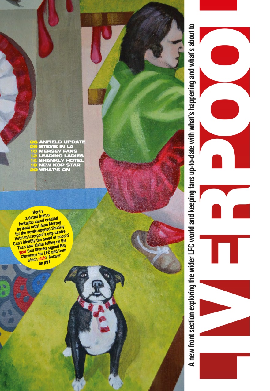Liverpool FC Magazine Preview Pages