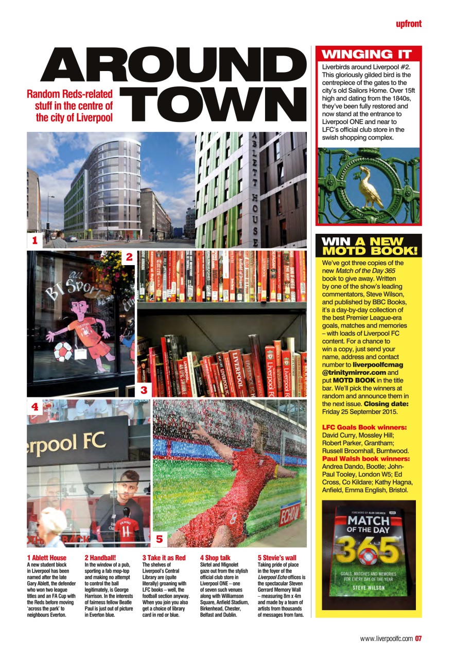 Liverpool FC Magazine Preview Pages