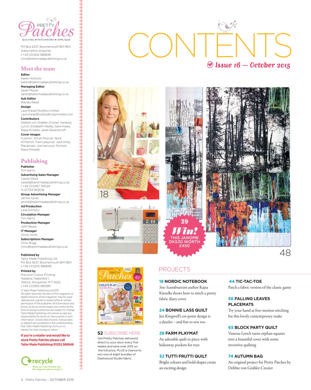 Pretty Patches Magazine Preview Pages