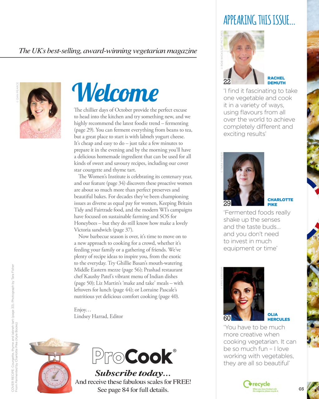Vegetarian Living Preview Pages