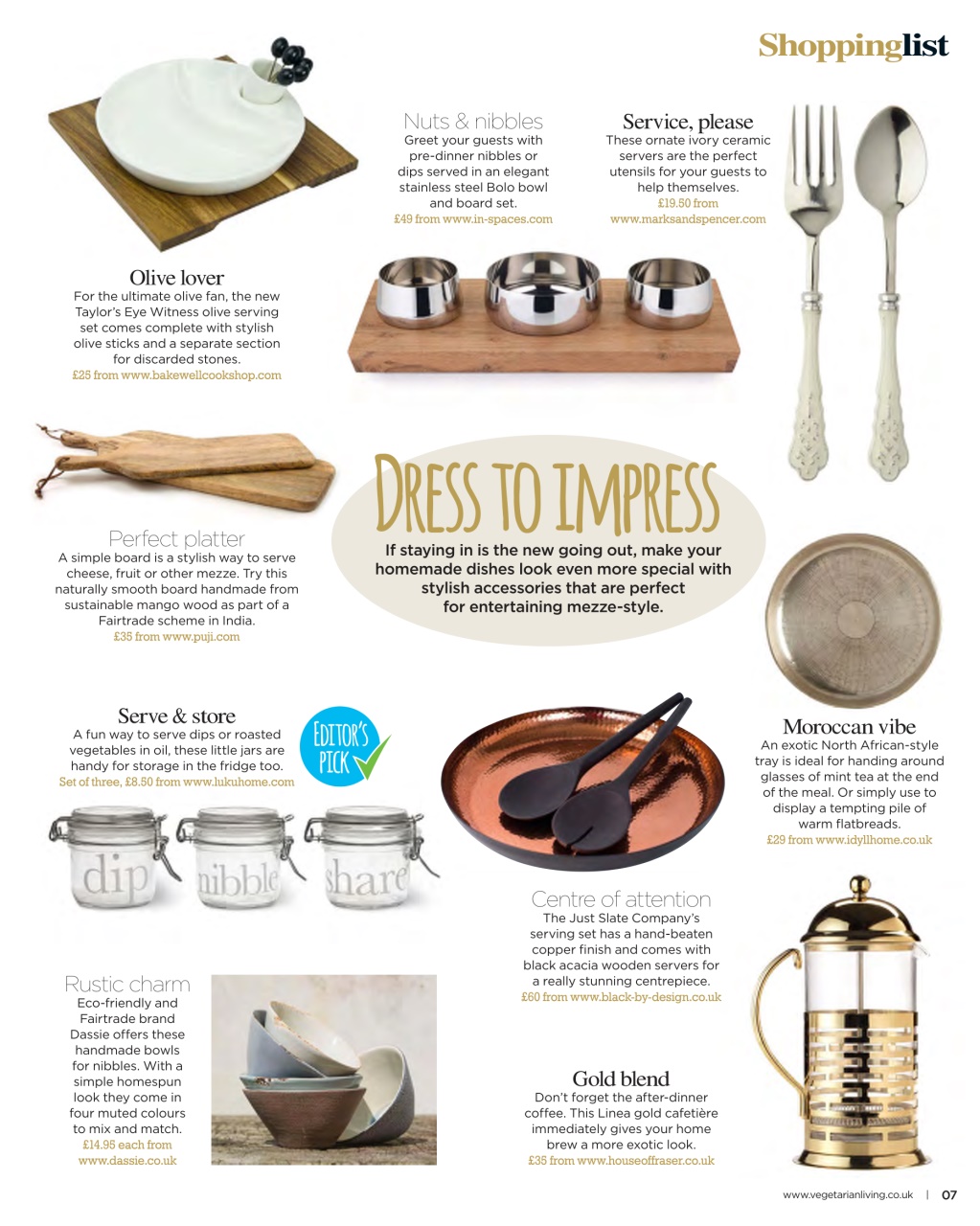 Vegetarian Living Preview Pages