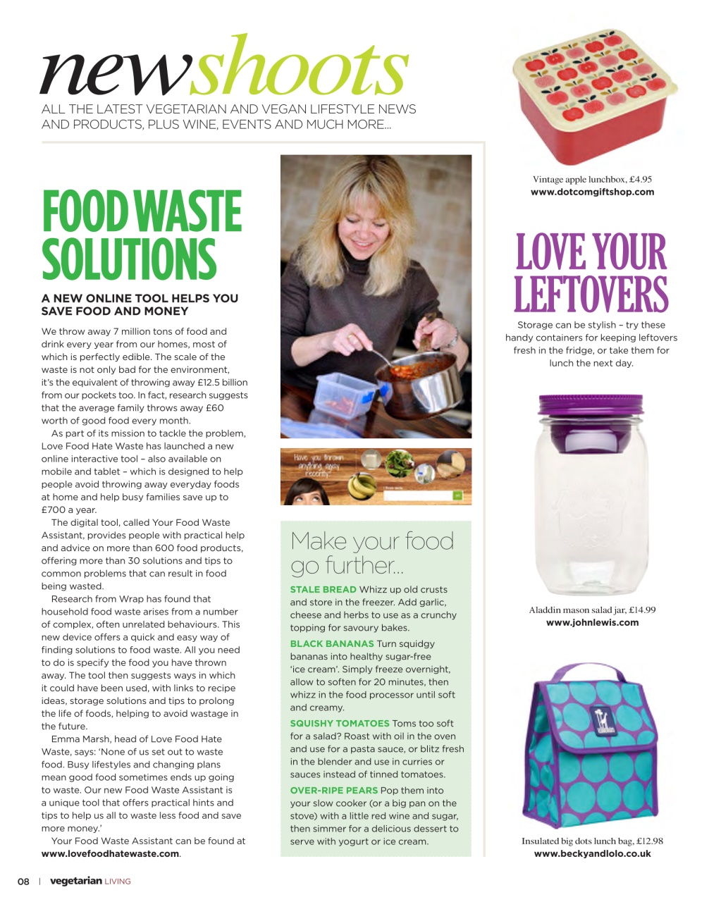 Vegetarian Living Preview Pages