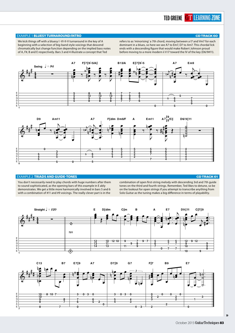 Guitar Techniques Preview Pages