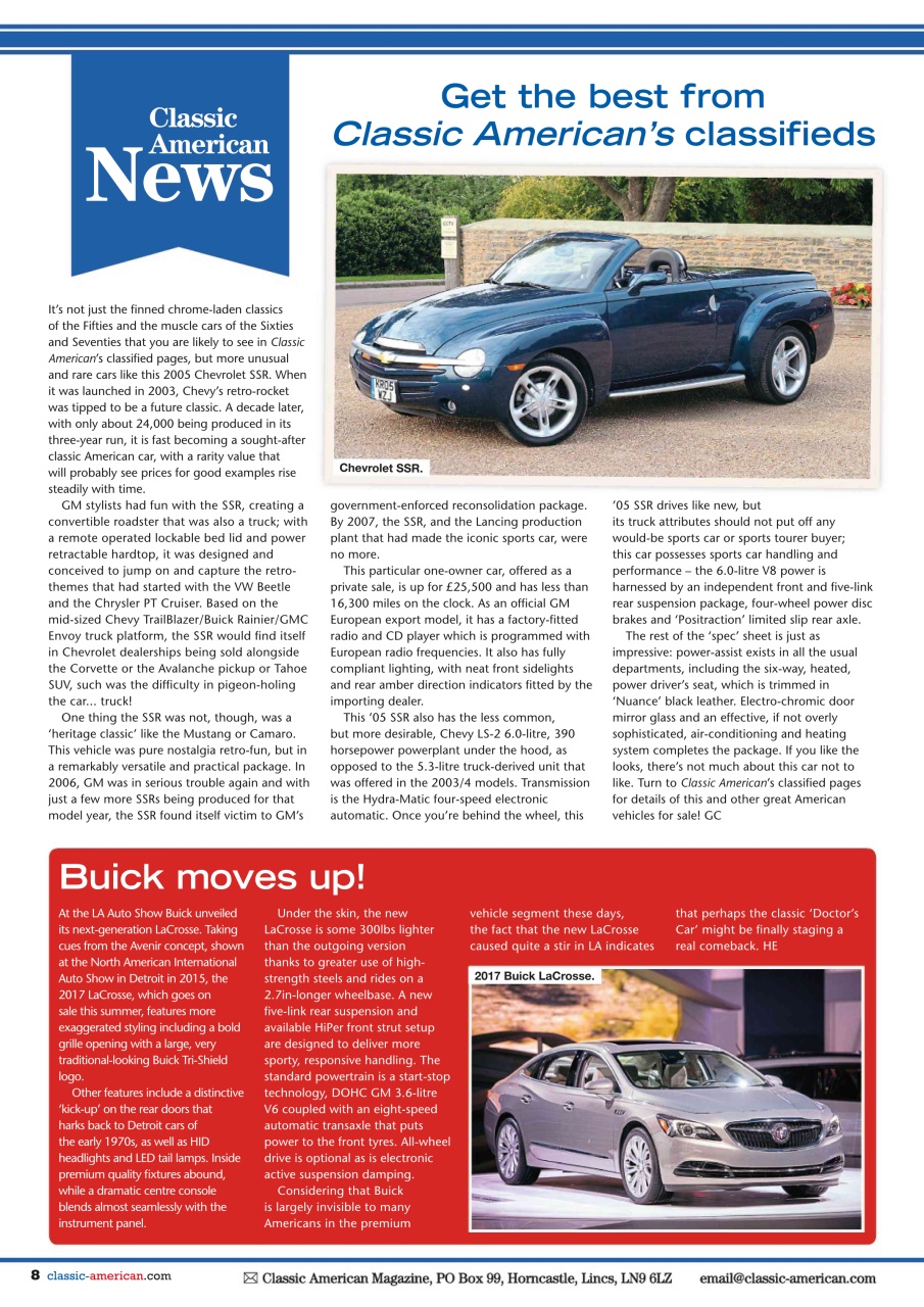 Classic American Magazine Preview Pages