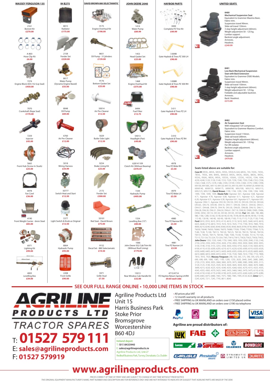 Tractor & Machinery Preview Pages