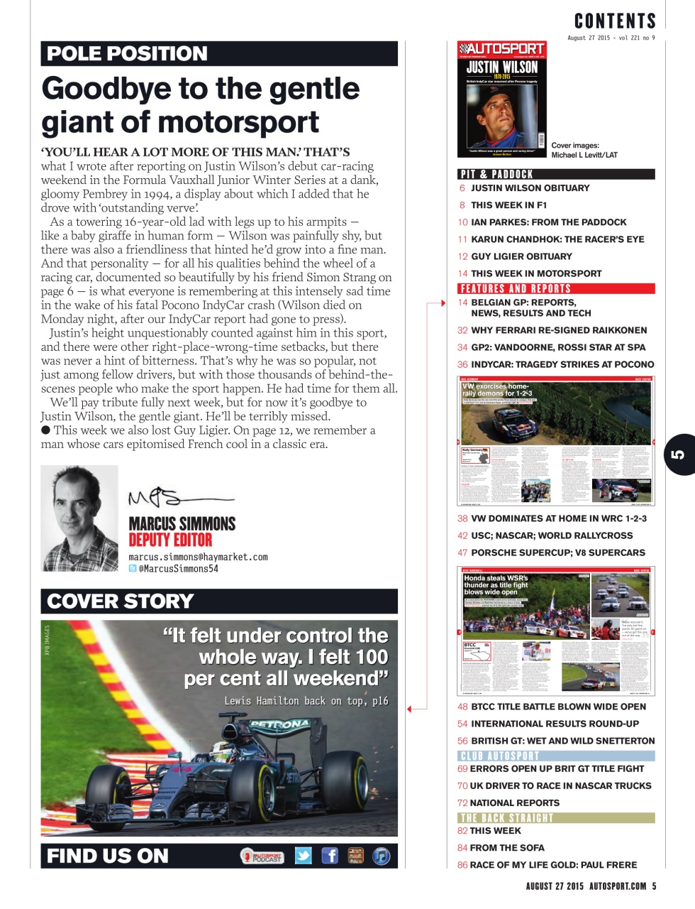 Autosport Preview Pages