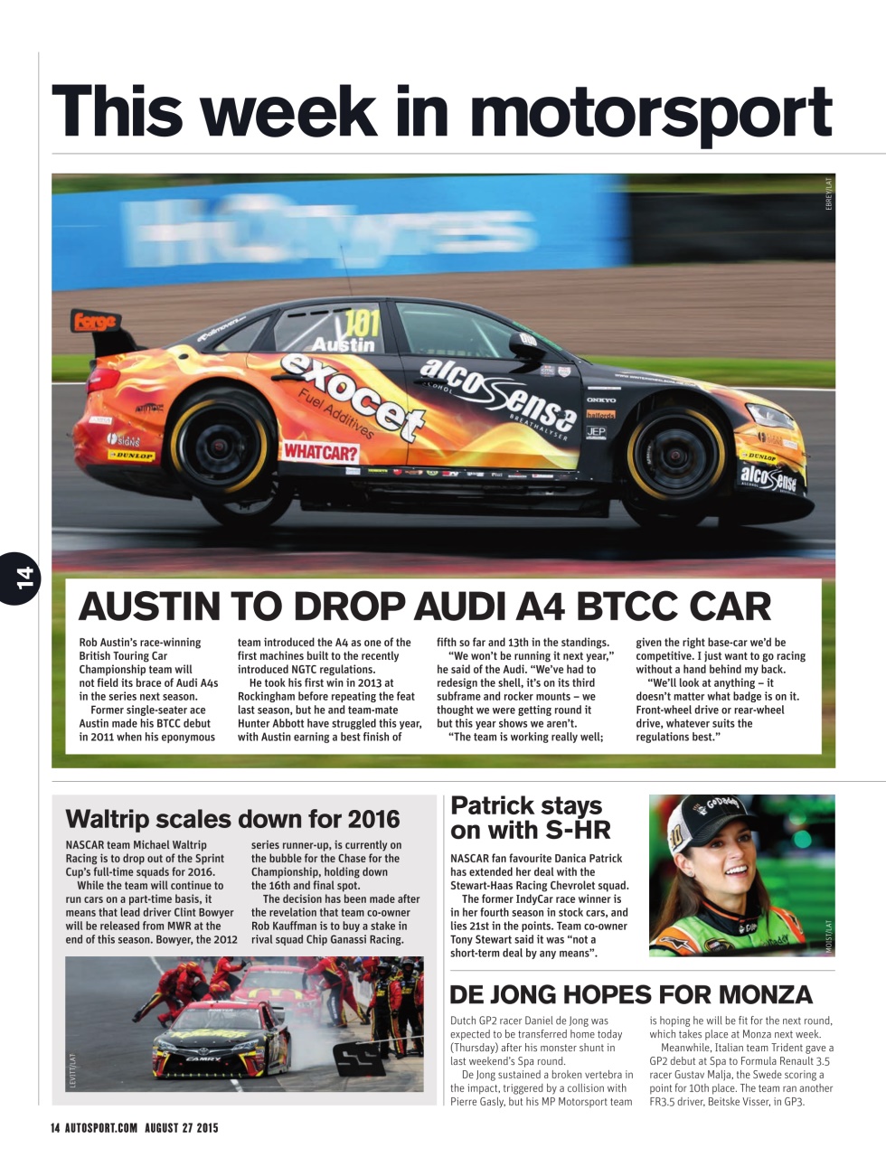 Autosport Preview Pages