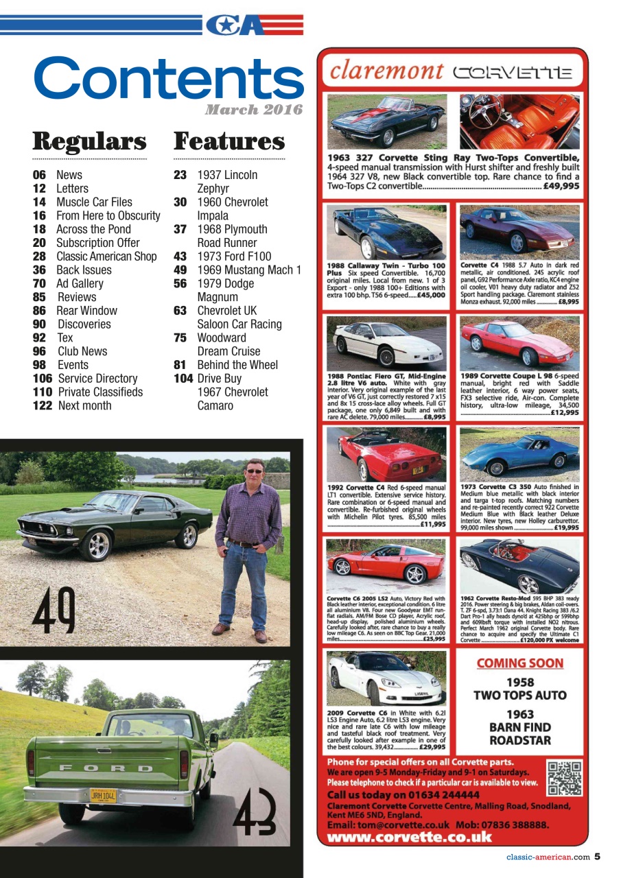 Classic American Magazine Preview Pages