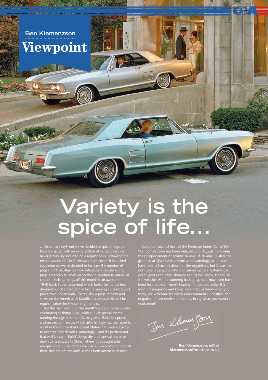 Classic American Magazine Preview Pages