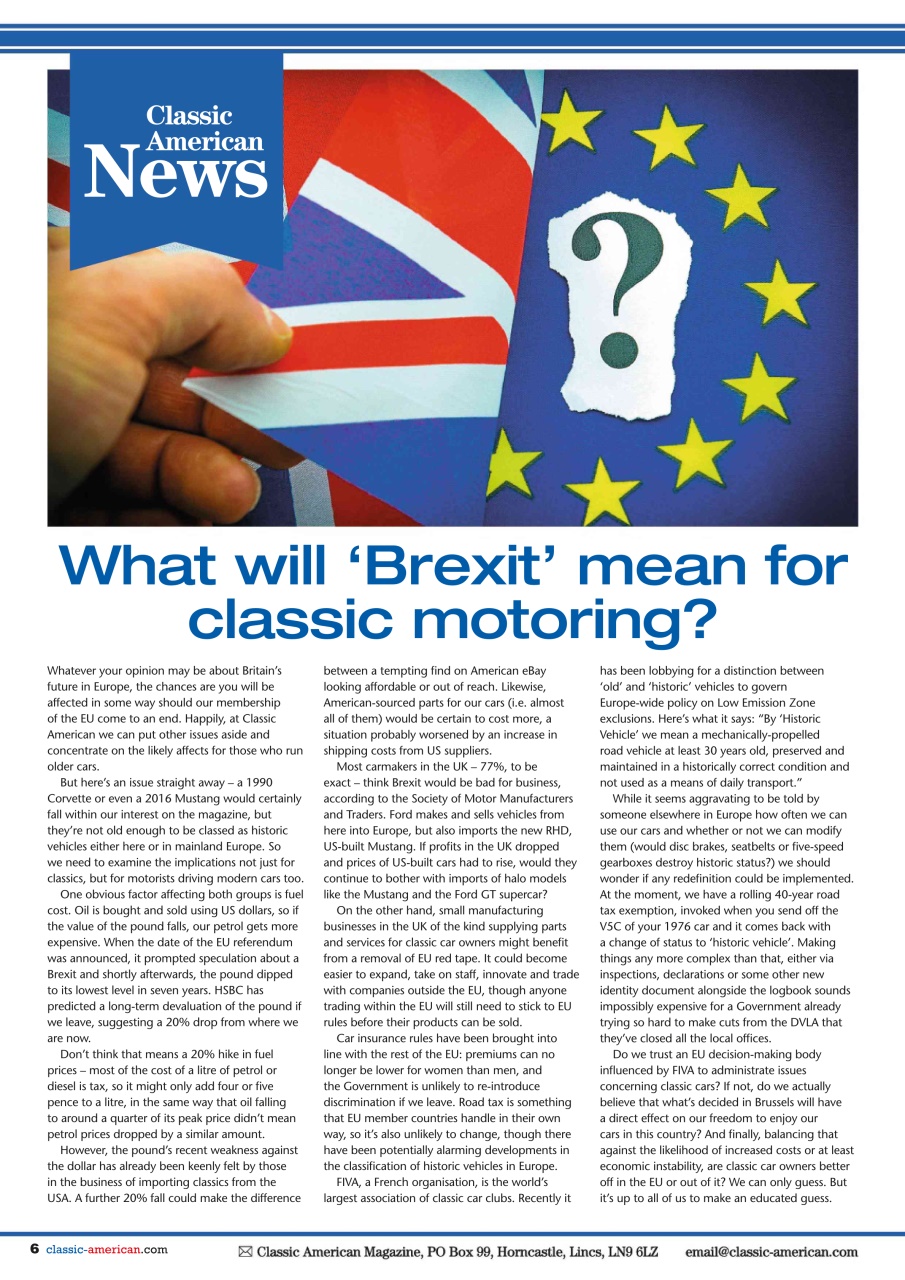 Classic American Magazine Preview Pages