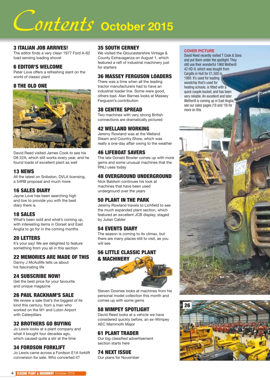 Classic Plant & Machinery Preview Pages