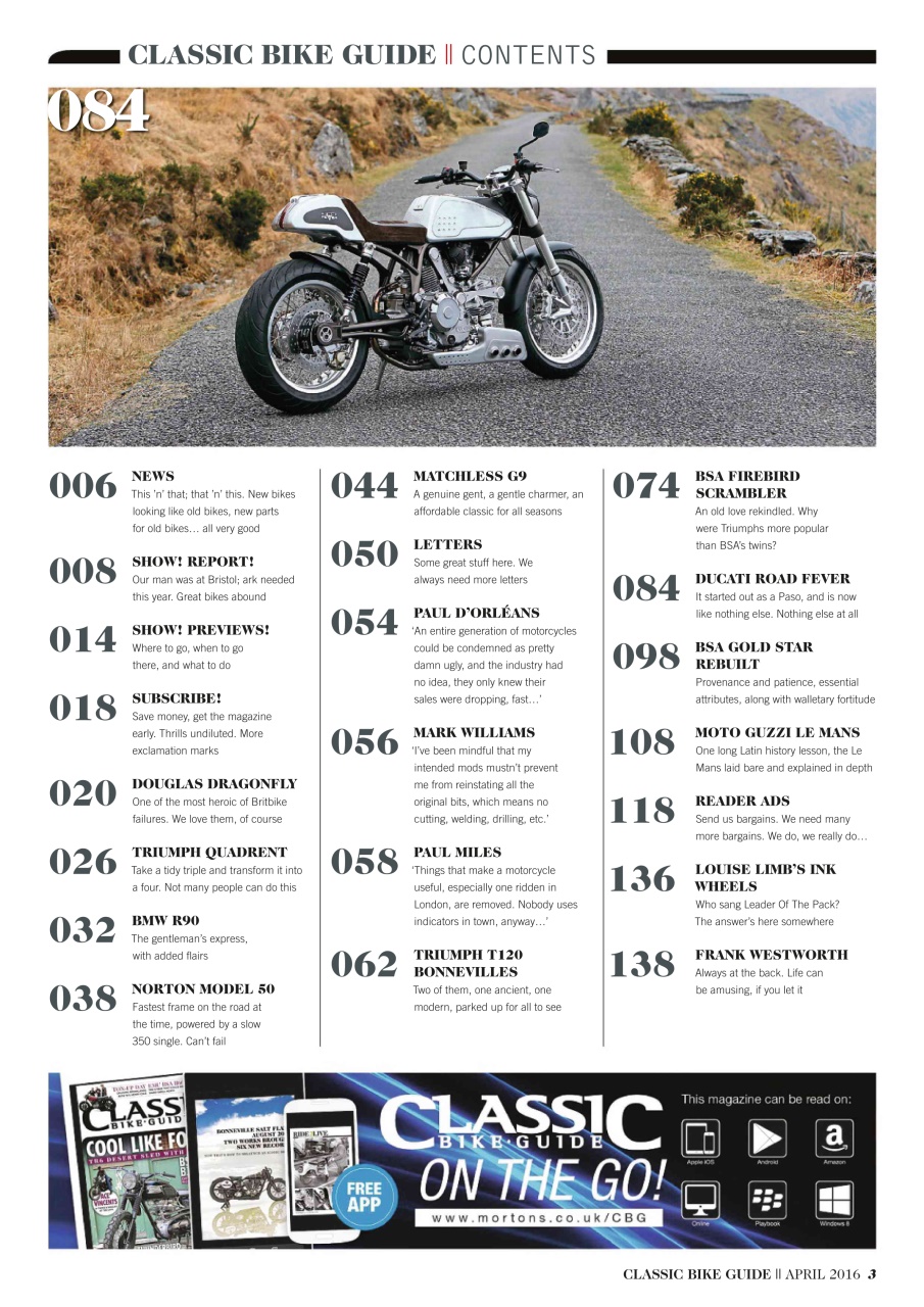 Classic Bike Guide Preview Pages