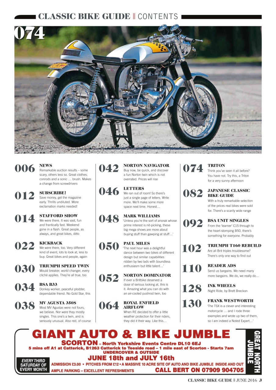 Classic Bike Guide Preview Pages