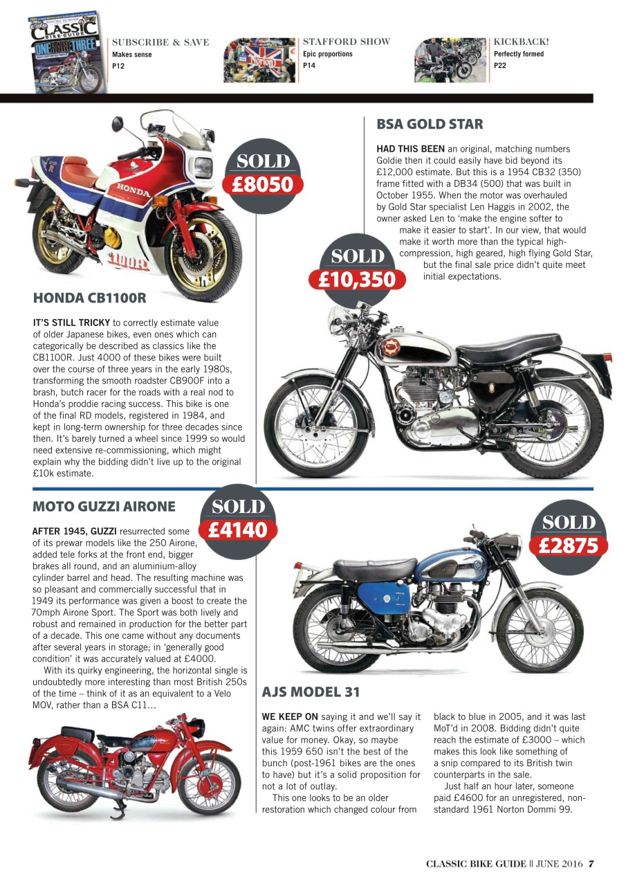 Classic Bike Guide Preview Pages