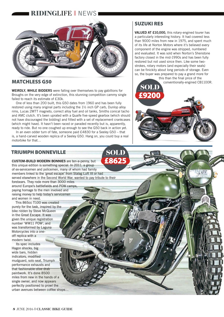 Classic Bike Guide Preview Pages