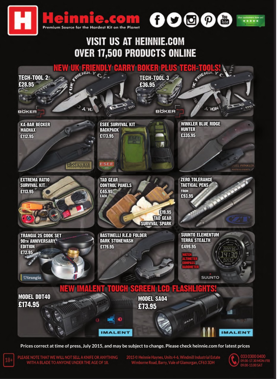 Bushcraft & Survival Skills Magazine Preview Pages