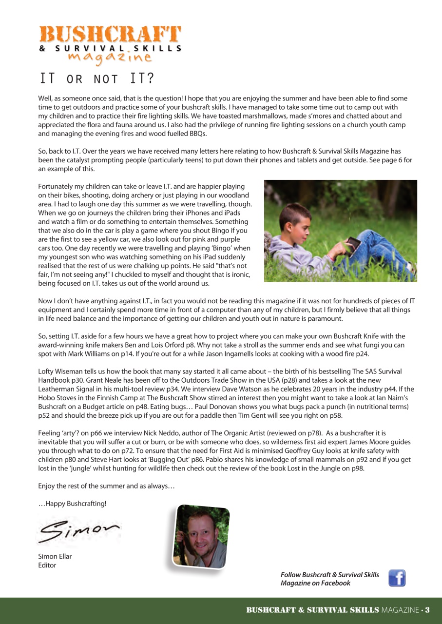 Bushcraft & Survival Skills Magazine Preview Pages