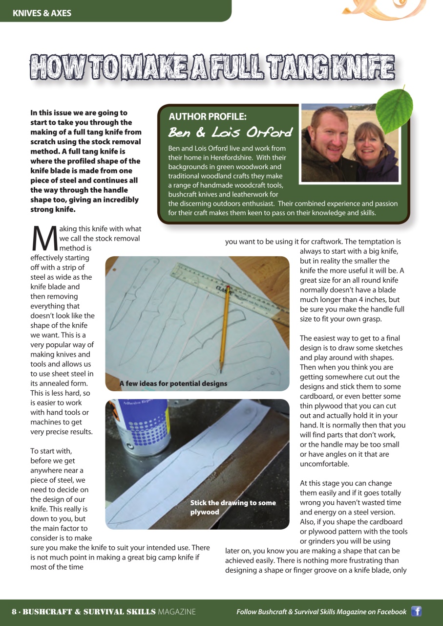 Bushcraft & Survival Skills Magazine Preview Pages