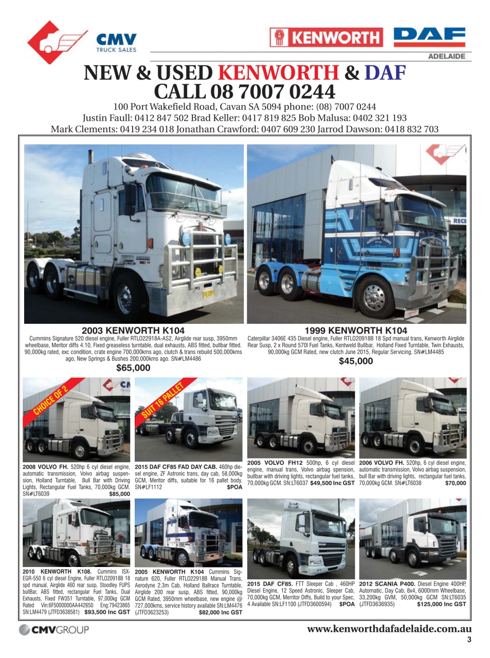 JUST TRUCKS Preview Pages