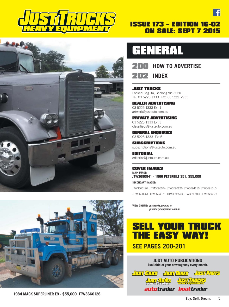 JUST TRUCKS Preview Pages