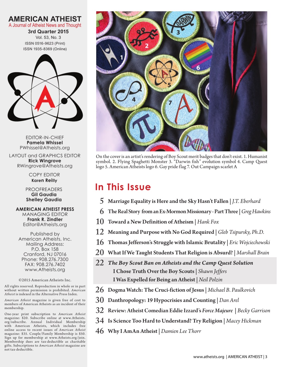 American Atheist Preview Pages