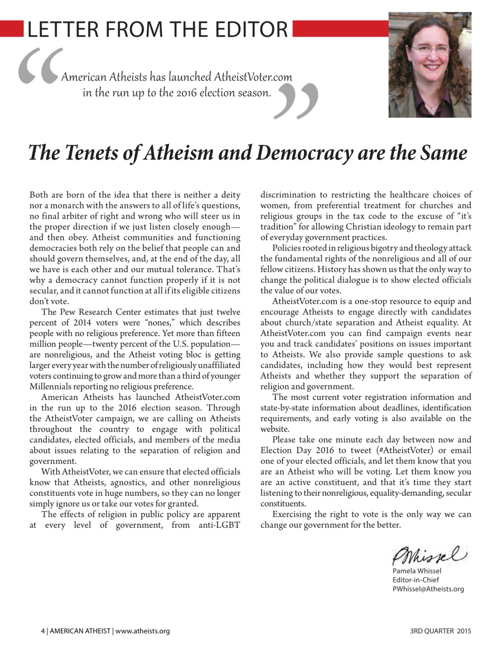American Atheist Preview Pages