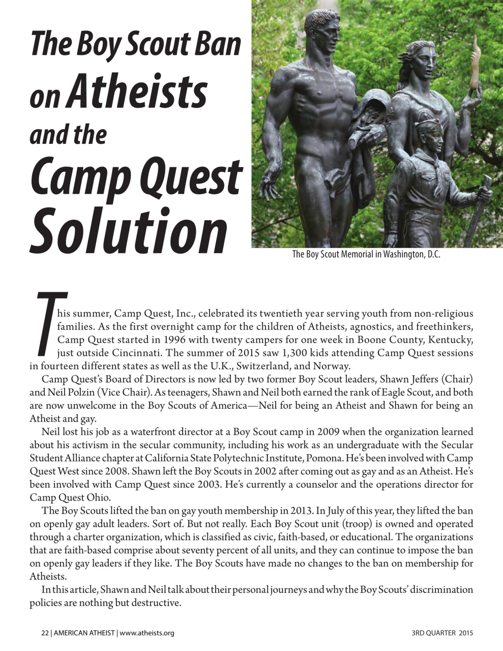 American Atheist Preview Pages