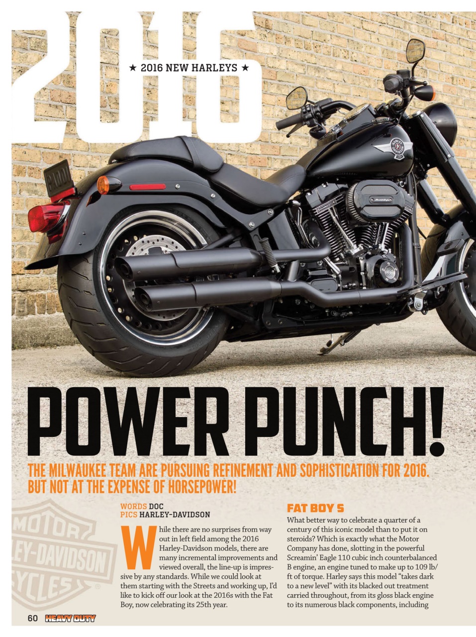 Heavy Duty Preview Pages