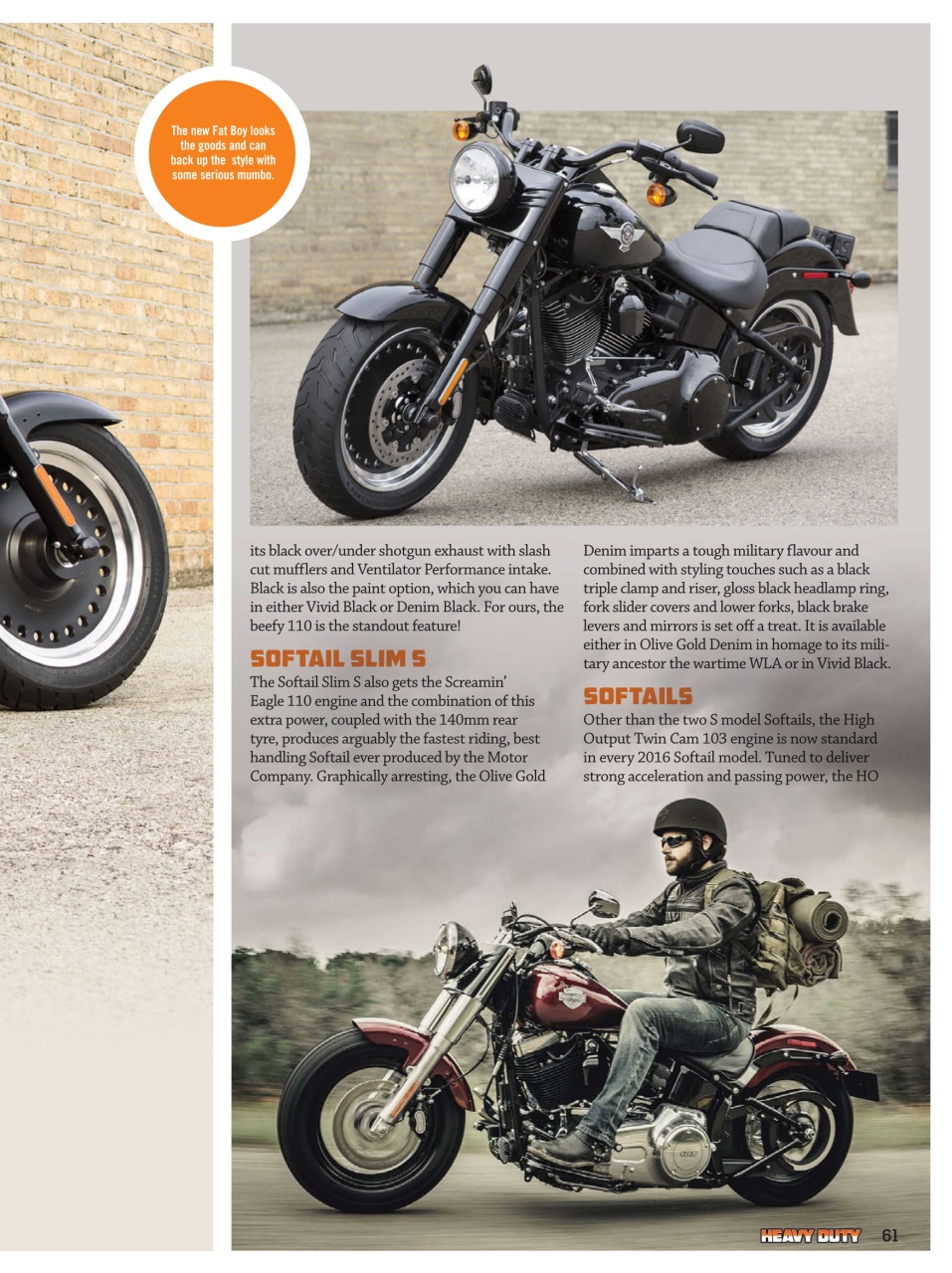 Heavy Duty Preview Pages