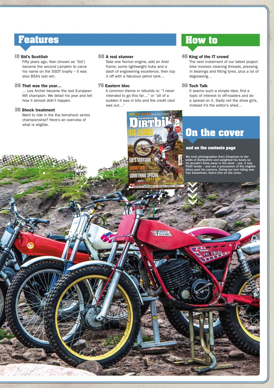 Classic Dirt Bike Preview Pages