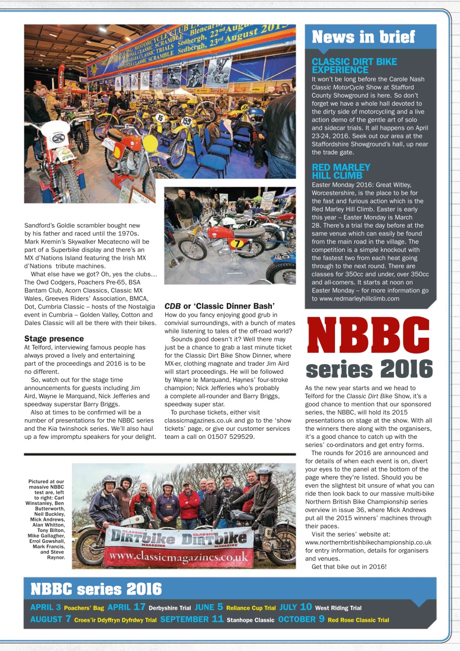 Classic Dirt Bike Preview Pages