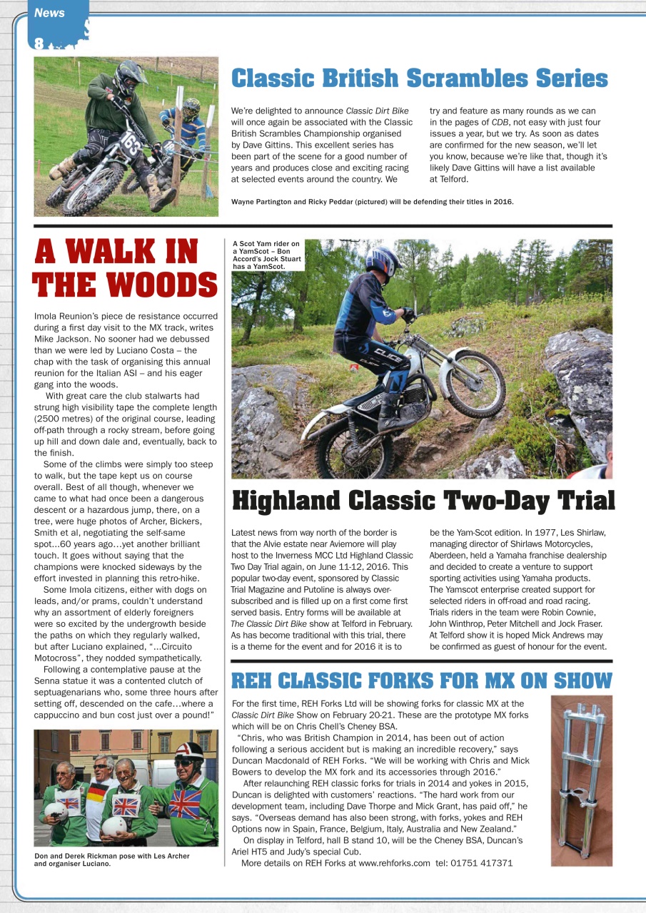 Classic Dirt Bike Preview Pages