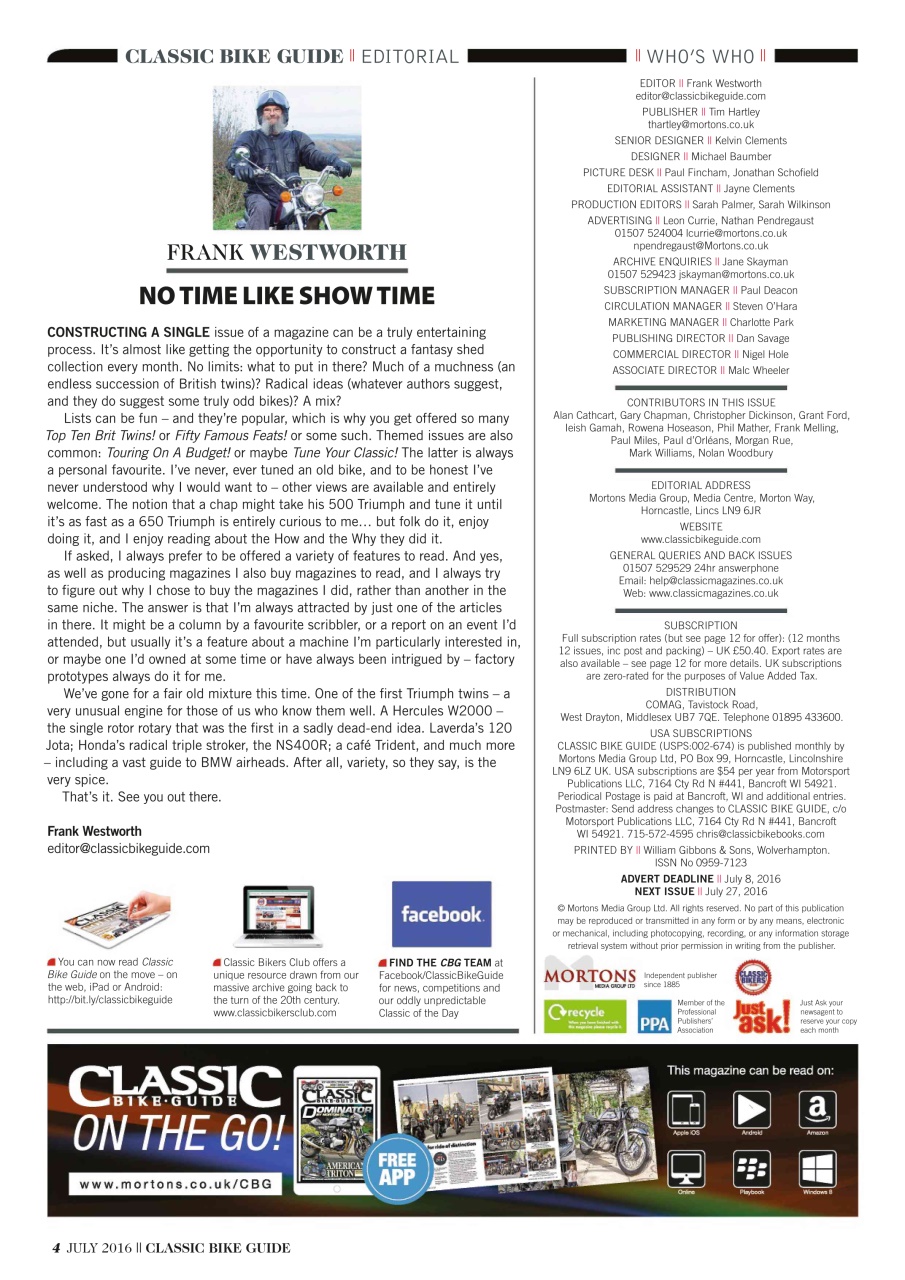 Classic Bike Guide Preview Pages