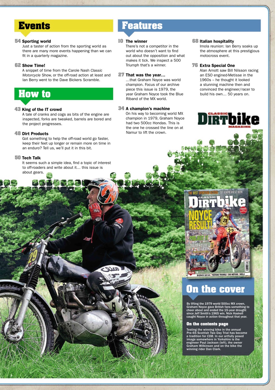 Classic Dirt Bike Preview Pages