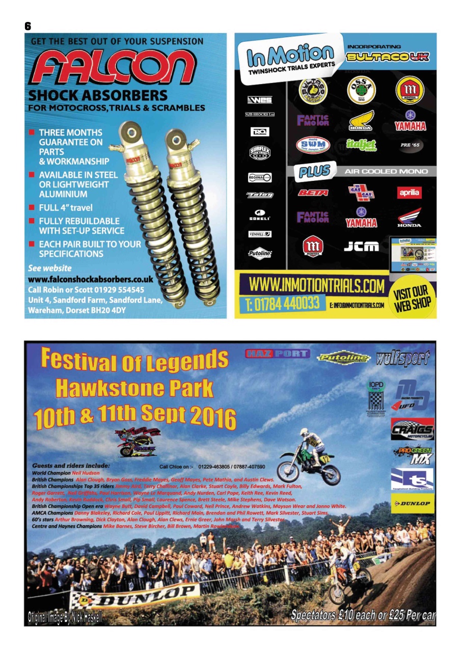 Classic Dirt Bike Preview Pages