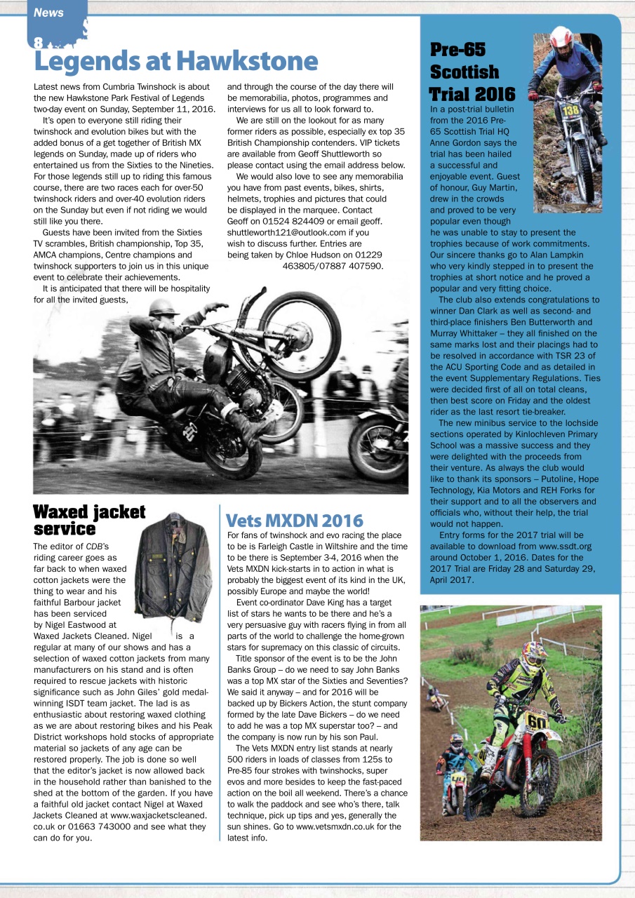 Classic Dirt Bike Preview Pages