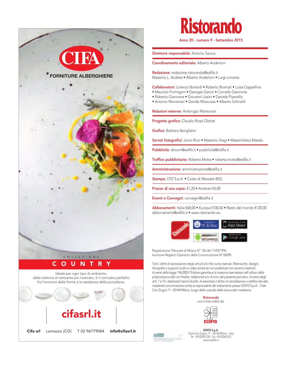 Ristorando Preview Pages