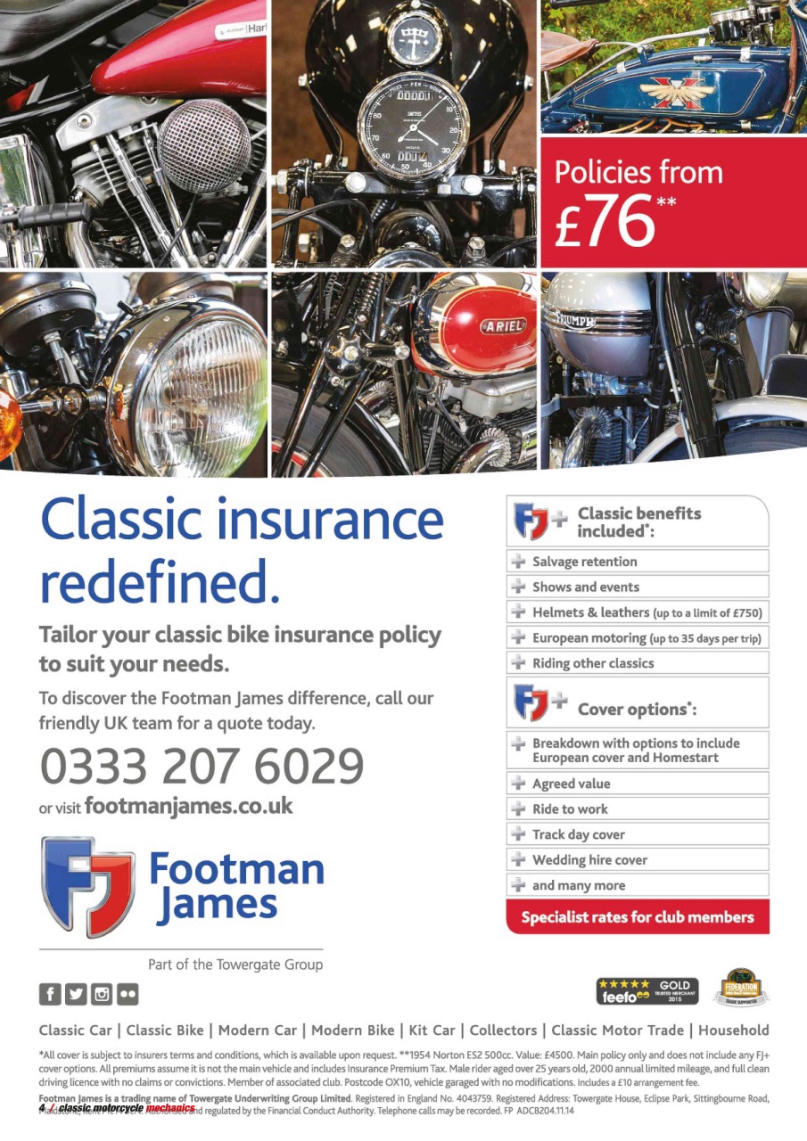 Classic Motorcycle Mechanics Preview Pages