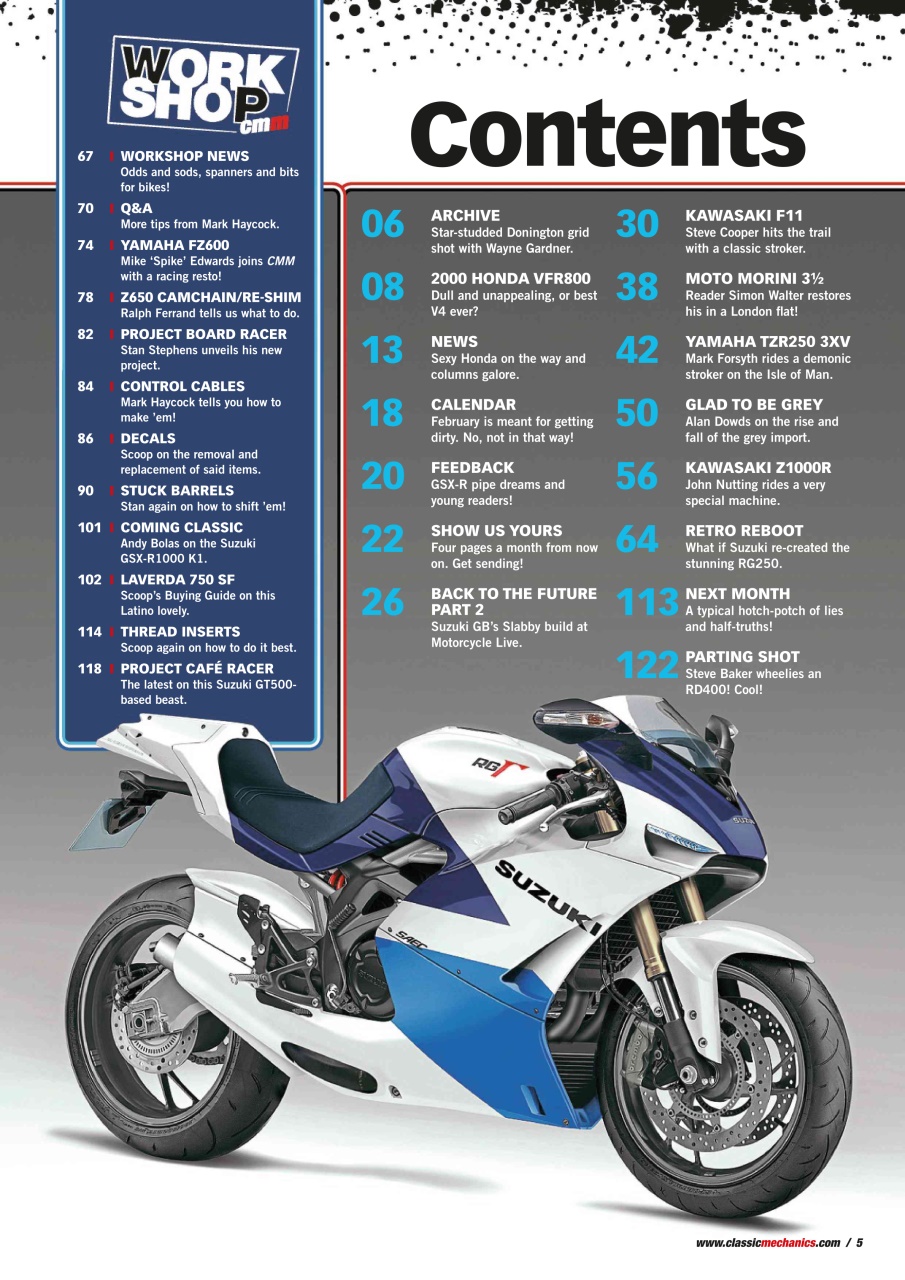 Classic Motorcycle Mechanics Preview Pages
