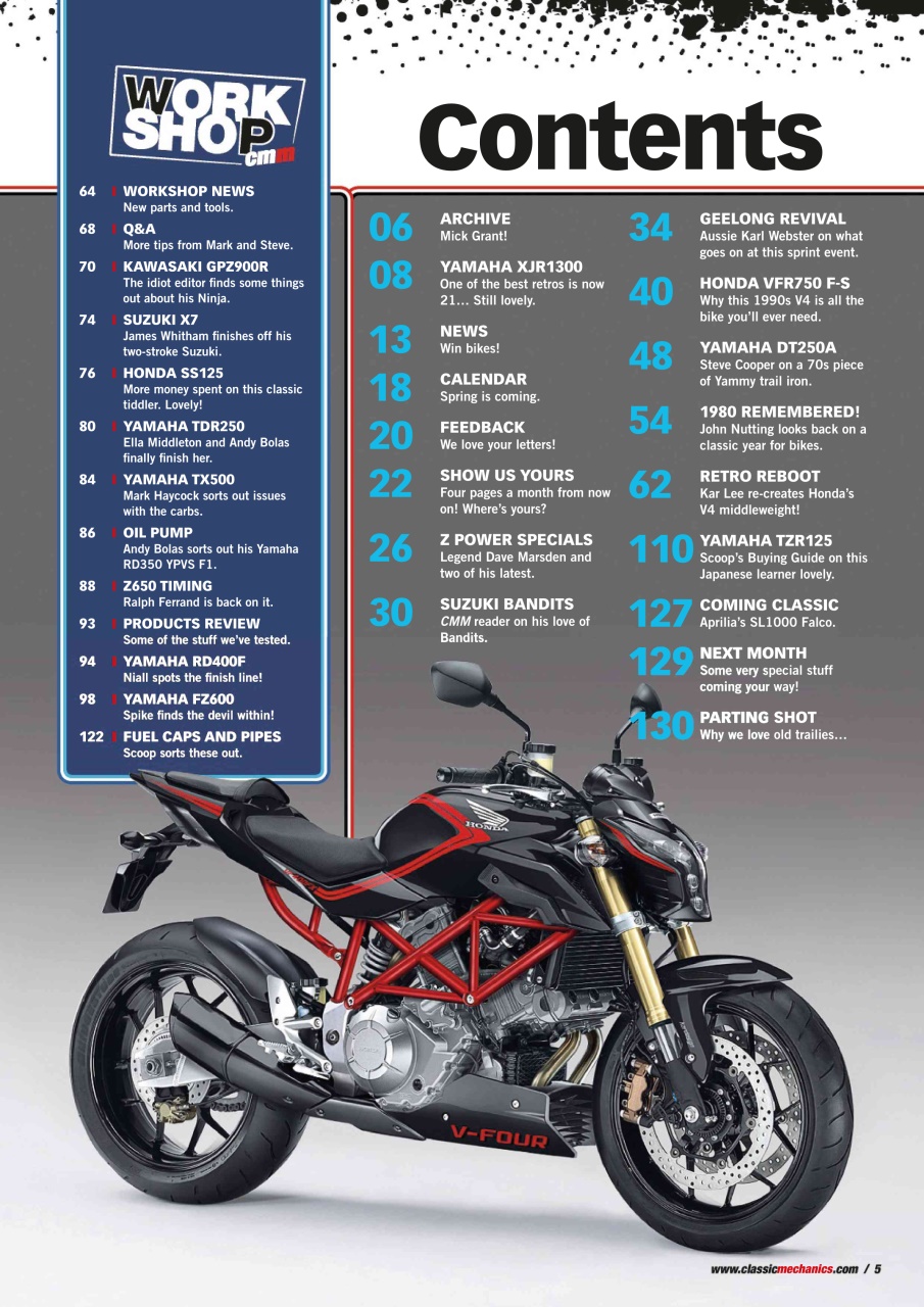 Classic Motorcycle Mechanics Preview Pages
