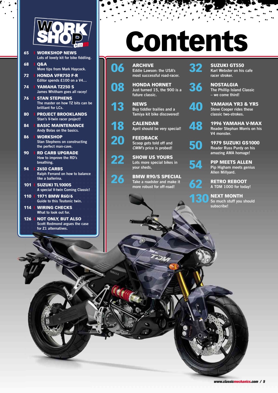 Classic Motorcycle Mechanics Preview Pages