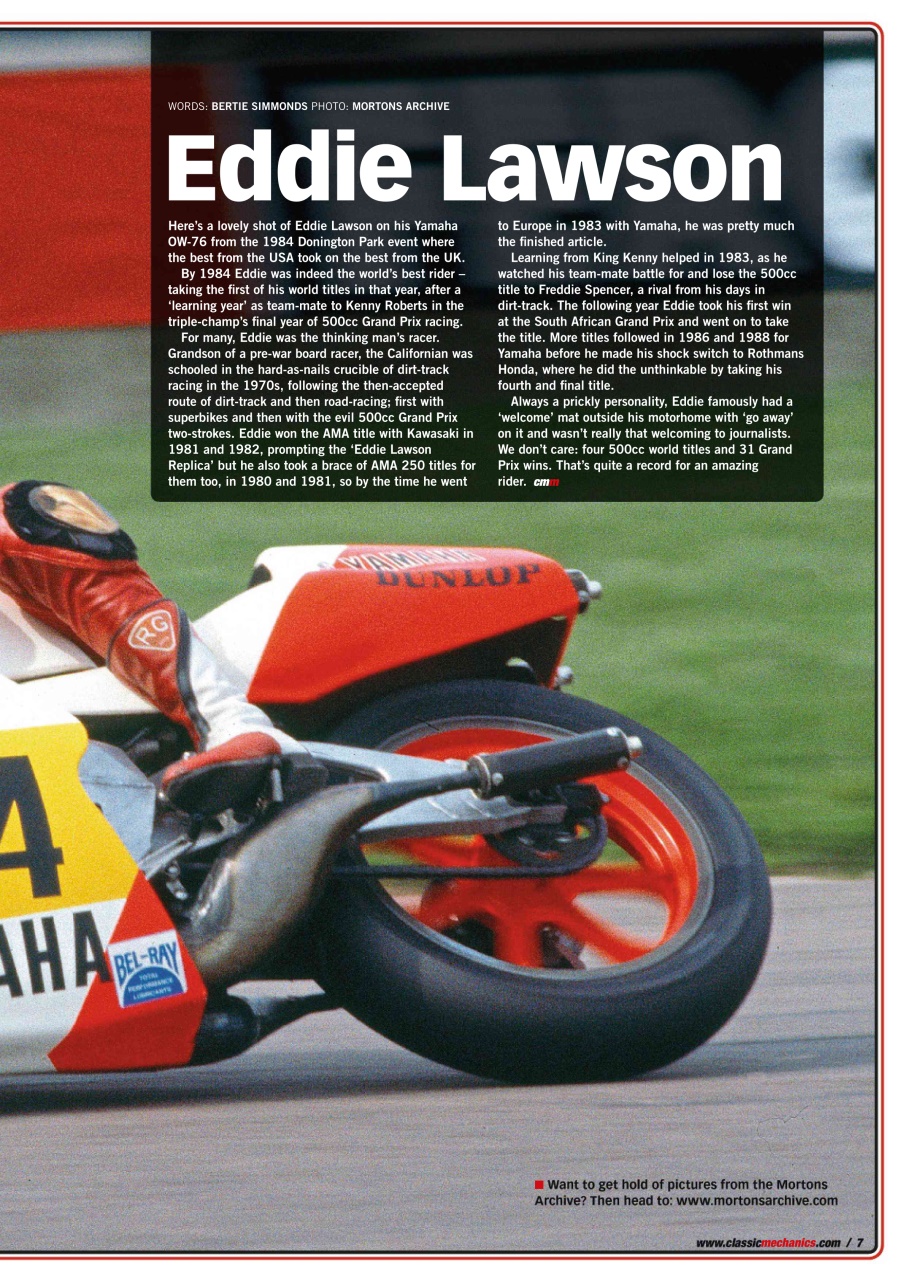 Classic Motorcycle Mechanics Preview Pages