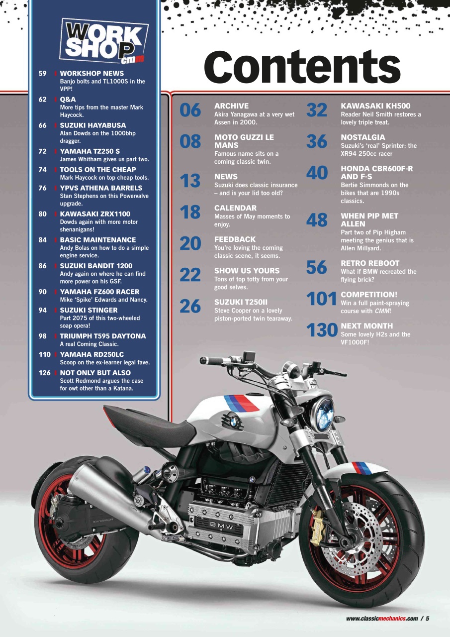 Classic Motorcycle Mechanics Preview Pages