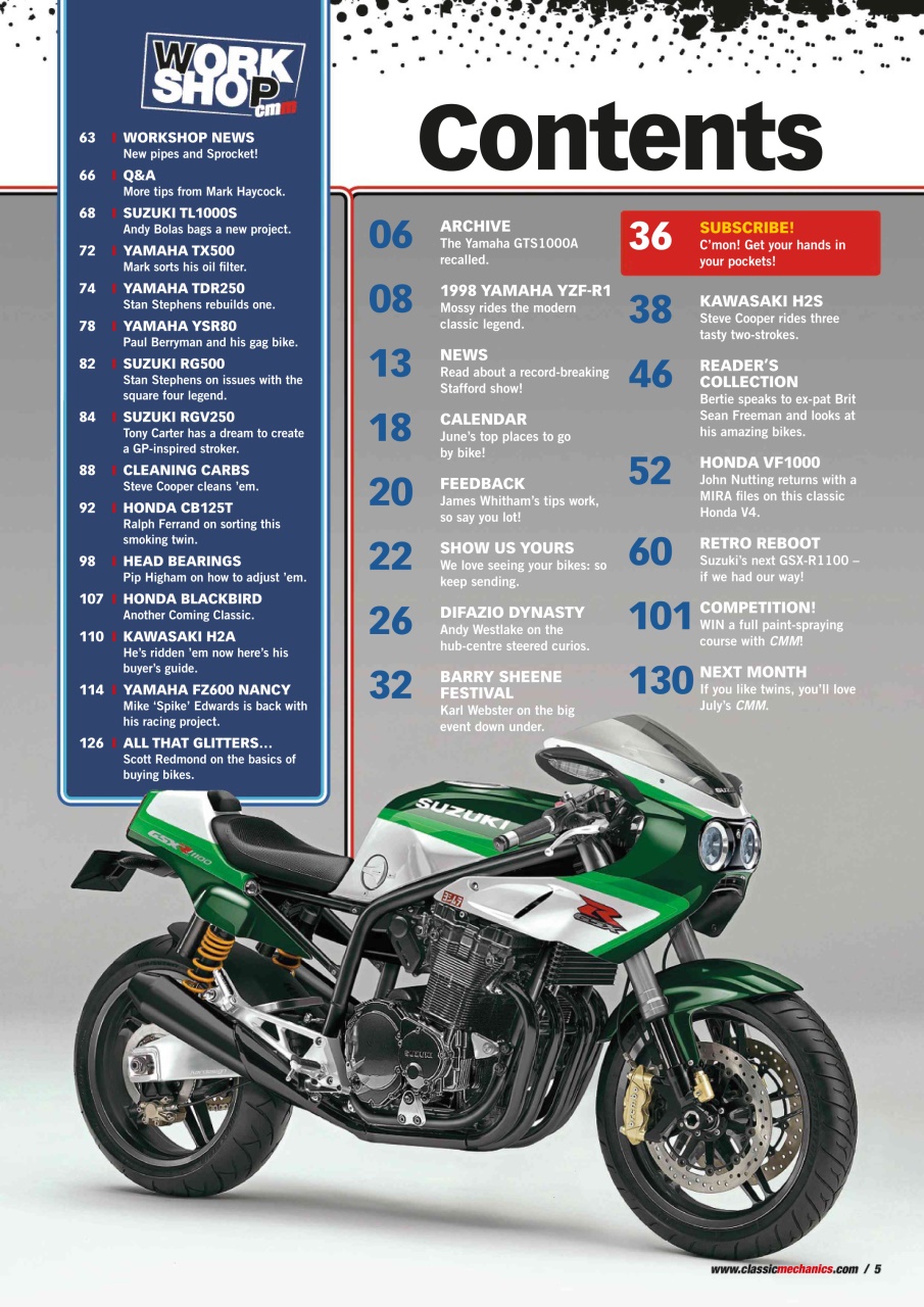 Classic Motorcycle Mechanics Preview Pages