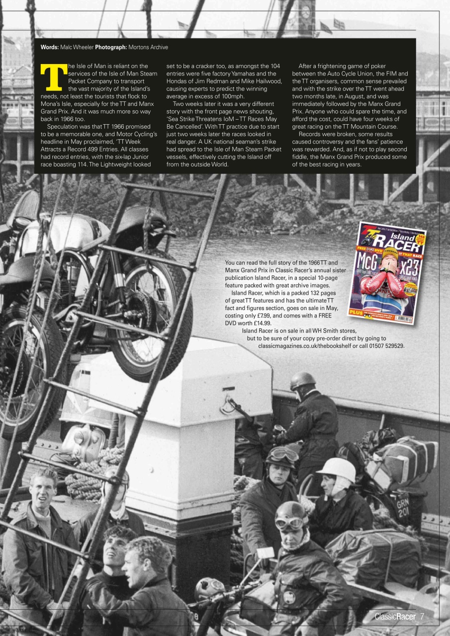 Classic Racer Preview Pages