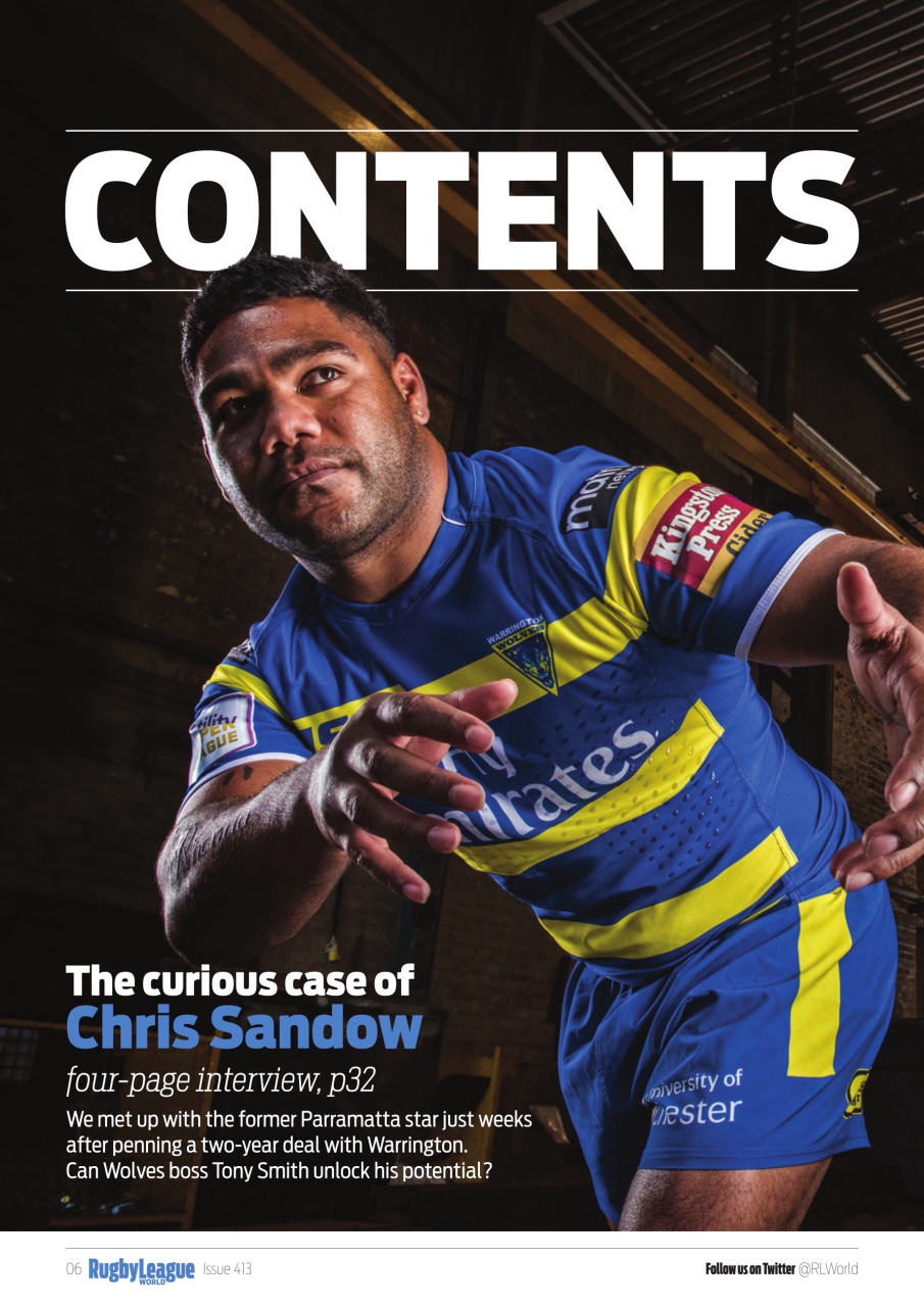 Rugby League World Preview Pages